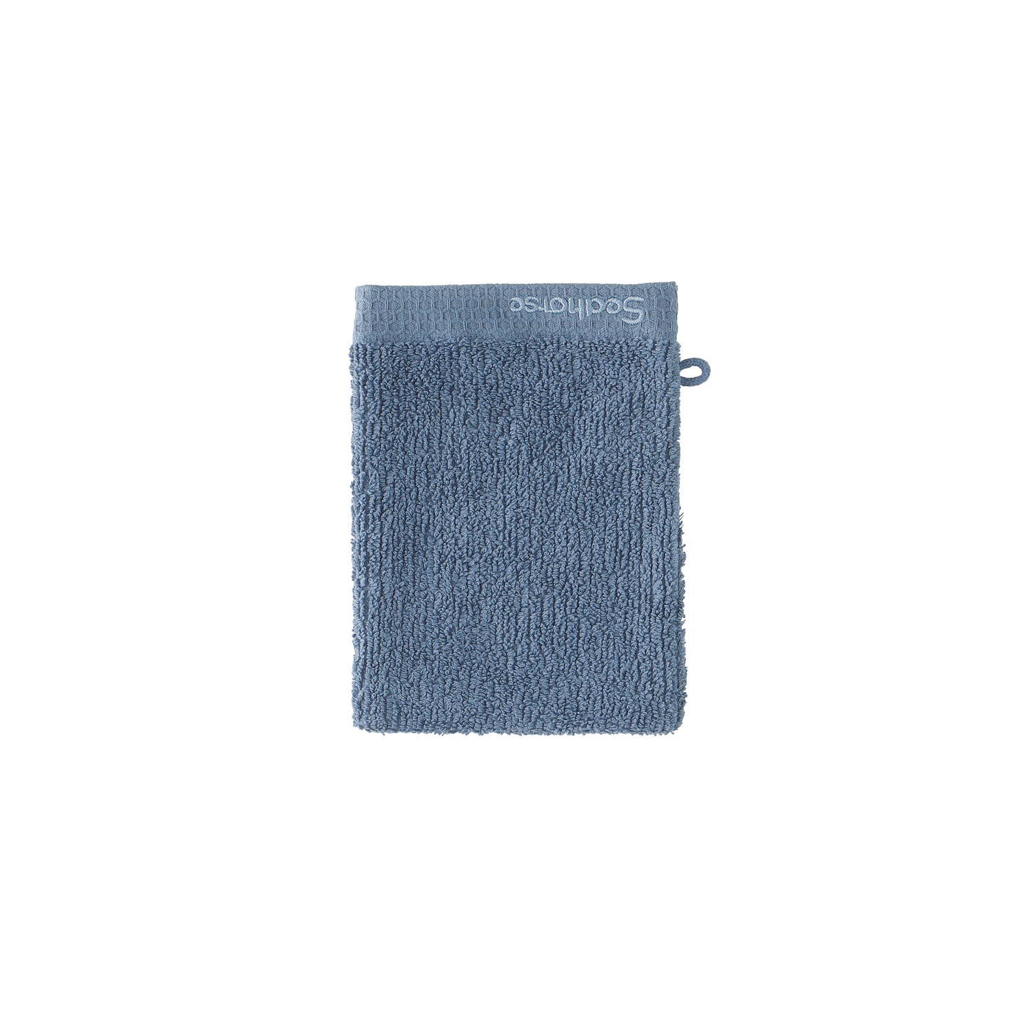 Seahorse Ridge washand 16x21cm denim (3 stuks)