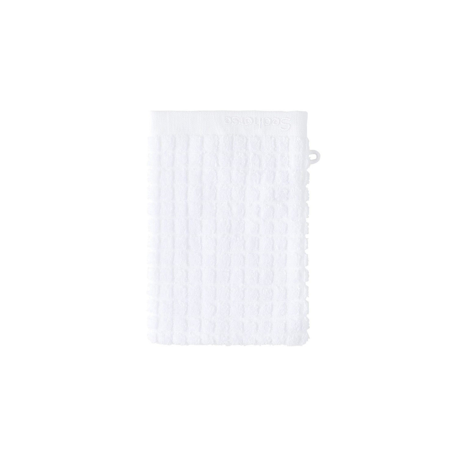 Seahorse Cube washand 16x21cm wit (3 stuks)