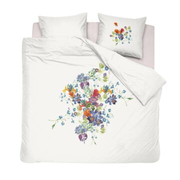 Cinderella Iris 2-persoons dekbedovertrekset 200x220cm satijn gebroken wit