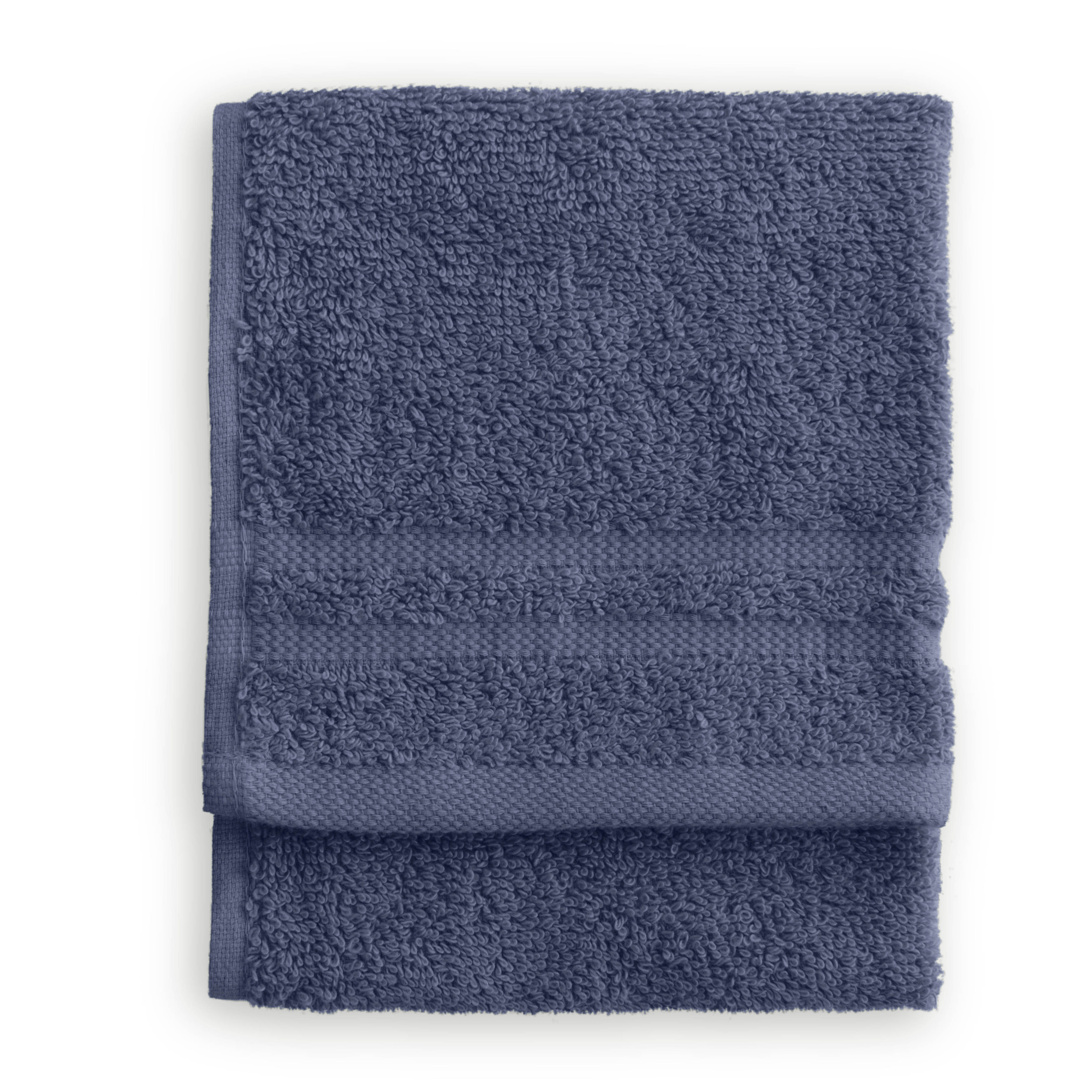 Bath Basics gastendoek 30x50cm blauw (2 stuks)