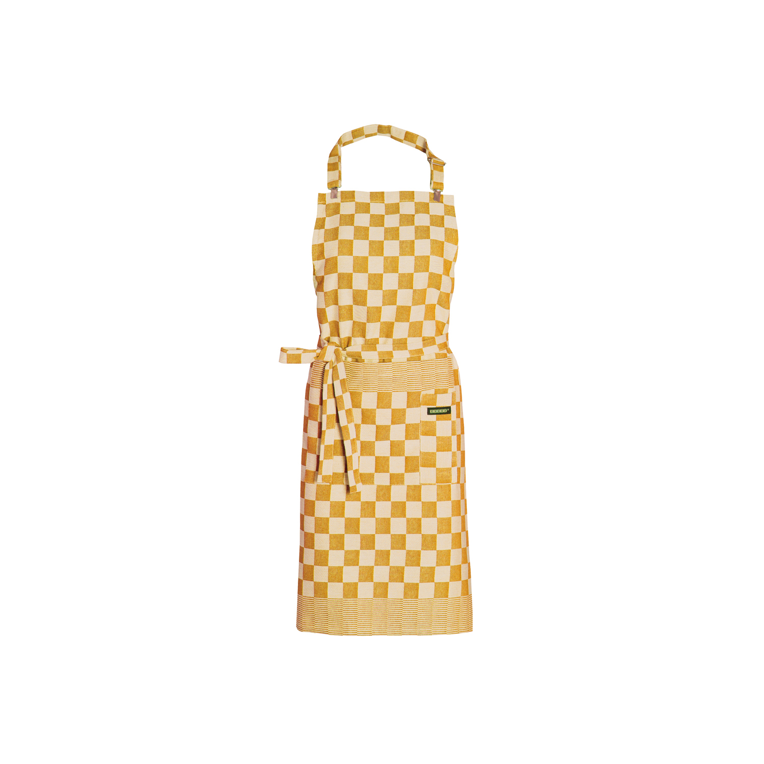 DDDDD Barbeque keukenschort 90x85cm oker