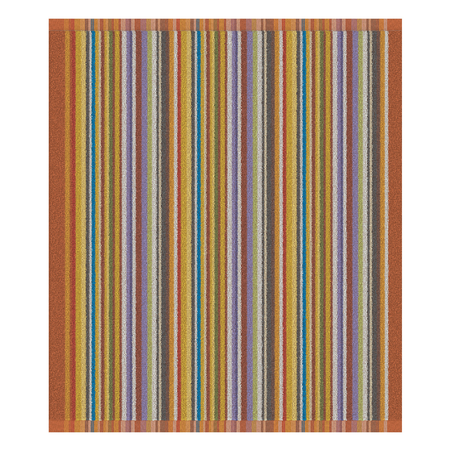DDDDD Over The Rainbow keukendoek 50x55cm terra (6 stuks)