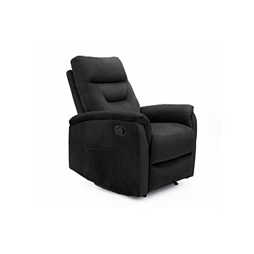 Brena Relaxfauteuil – Manueel Verstelbaar – Stof – Zwart