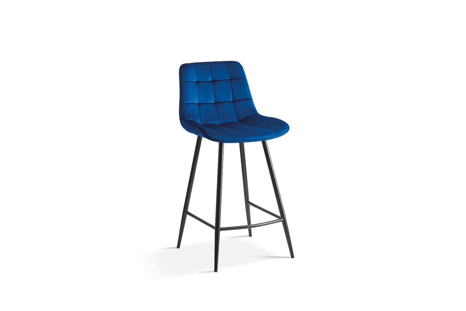 Juno Barkruk – Fluweel – Blauw