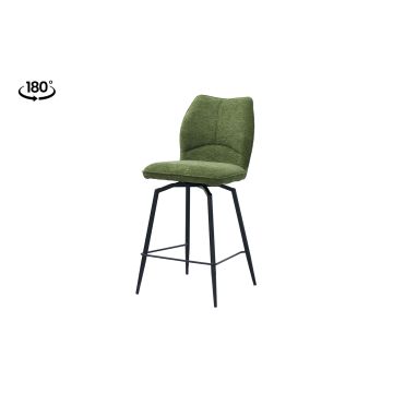 Lira Draaibare Barkruk – Stof – Groen