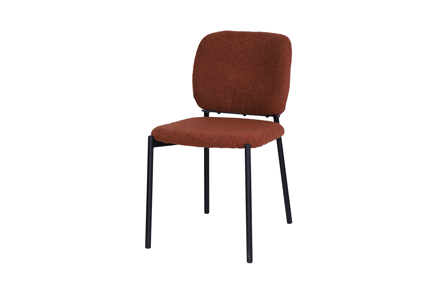 Sona Eetkamerstoel – Stof – Roest Bruin