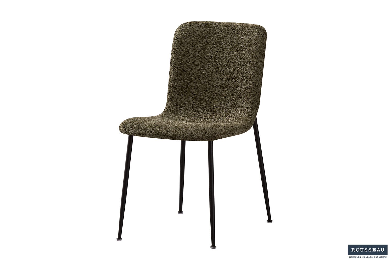 Alira Eetkamerstoel – Bouclé – Groen