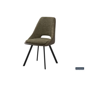 Filoa Eetkamerstoel – Bouclé – Donkergroen