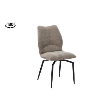 Lira Draaibare Eetkamerstoel – Stof – Zand