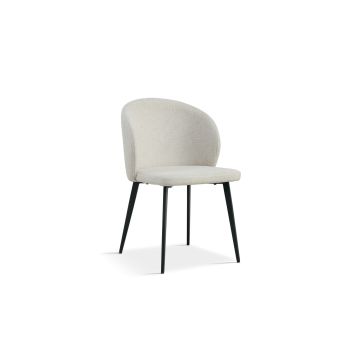 Taren Eetkamerstoel – Stof – Beige