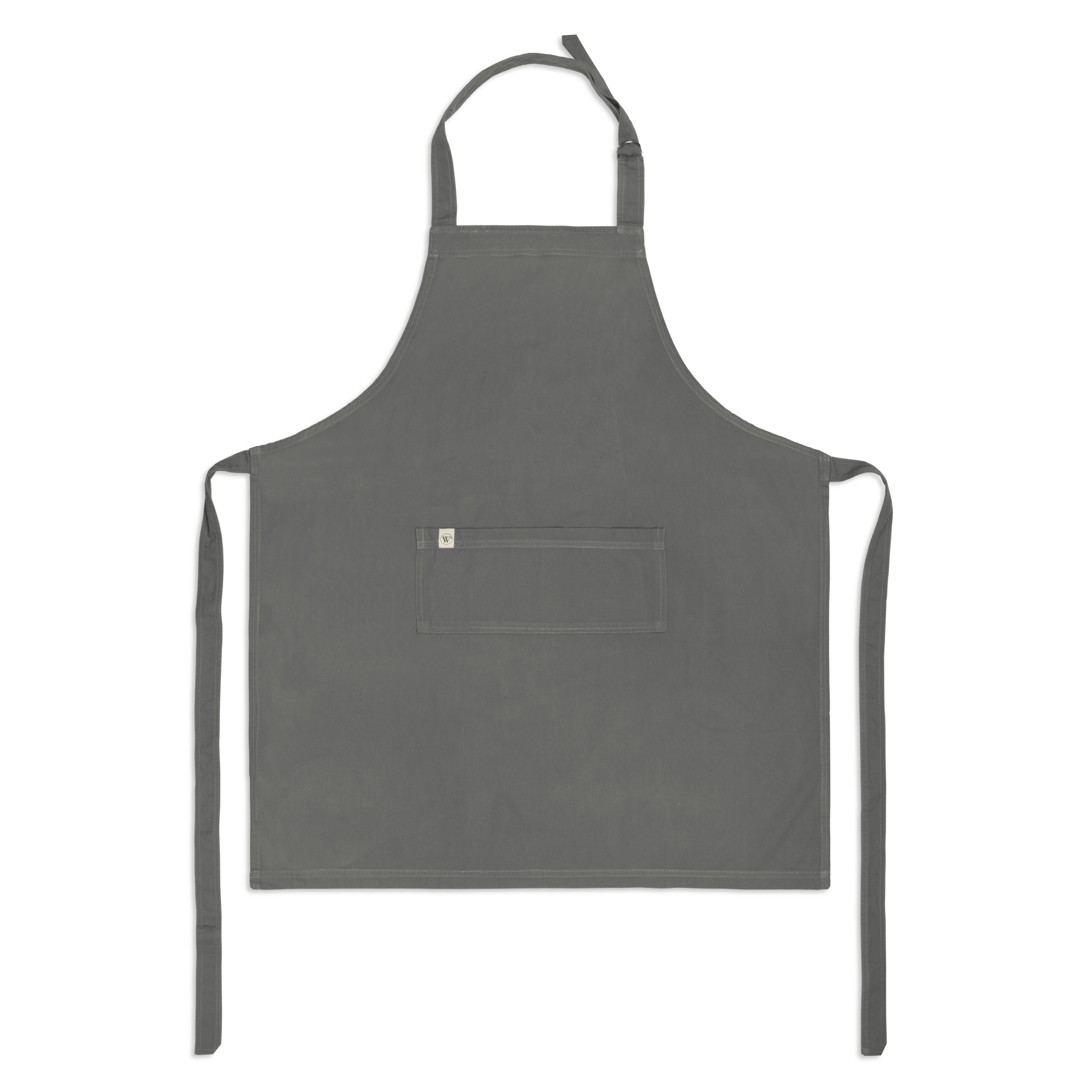 Cook with Happiness keukenschort 75x90cm off-black