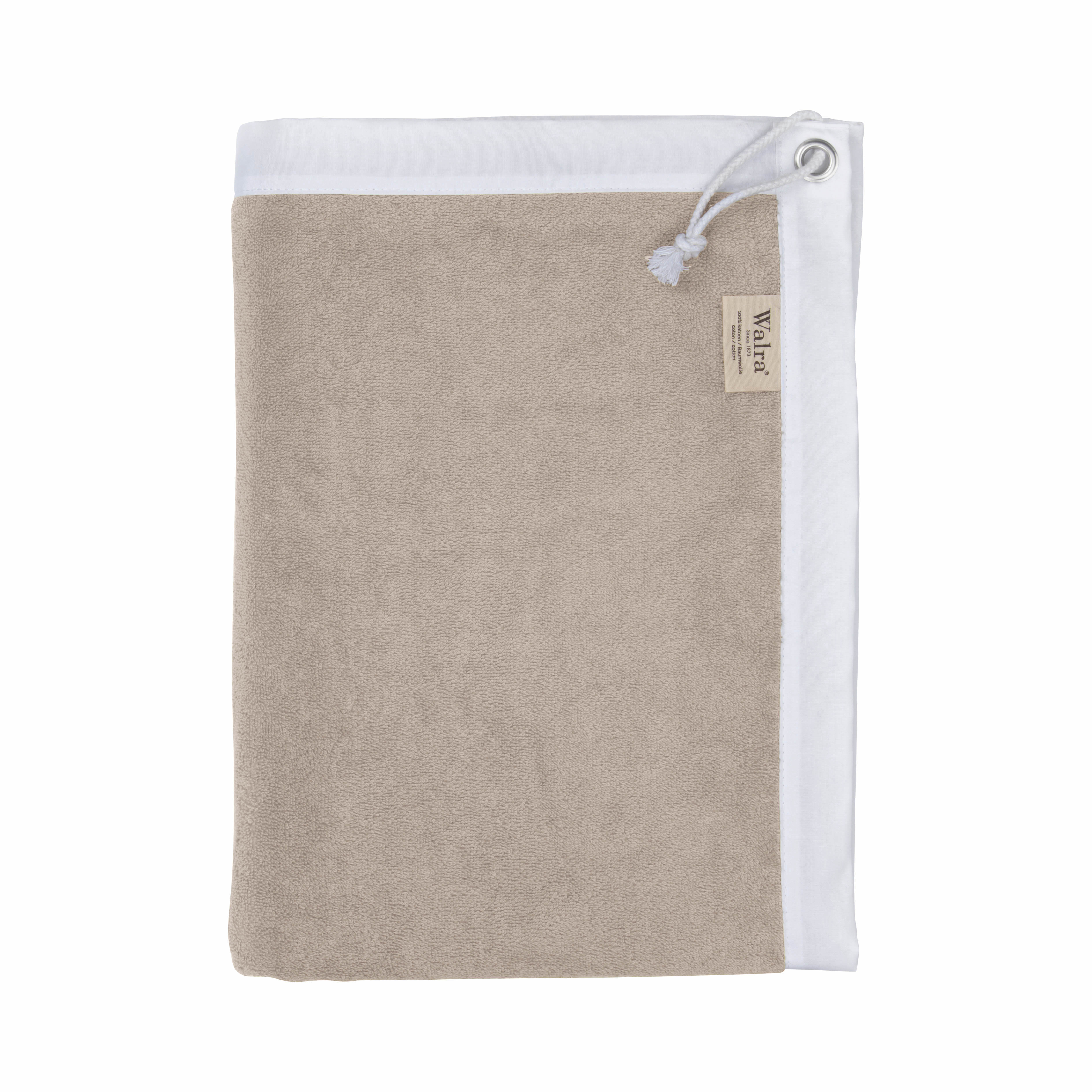 Italian strandlaken 100x180cm taupe