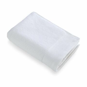 Soft Cotton Popcorn baddoek 50x100cm wit