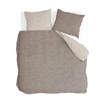 Casual Beauty dekbedovertrek 200x220cm taupe/zandkleur