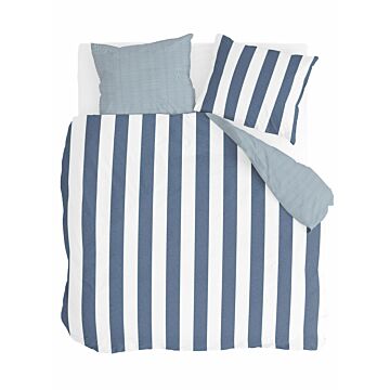 Everline dekbedovertrek 200x220cm blauw