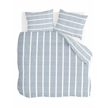 Stripe Along dekbedovertrek 240x220cm blauw