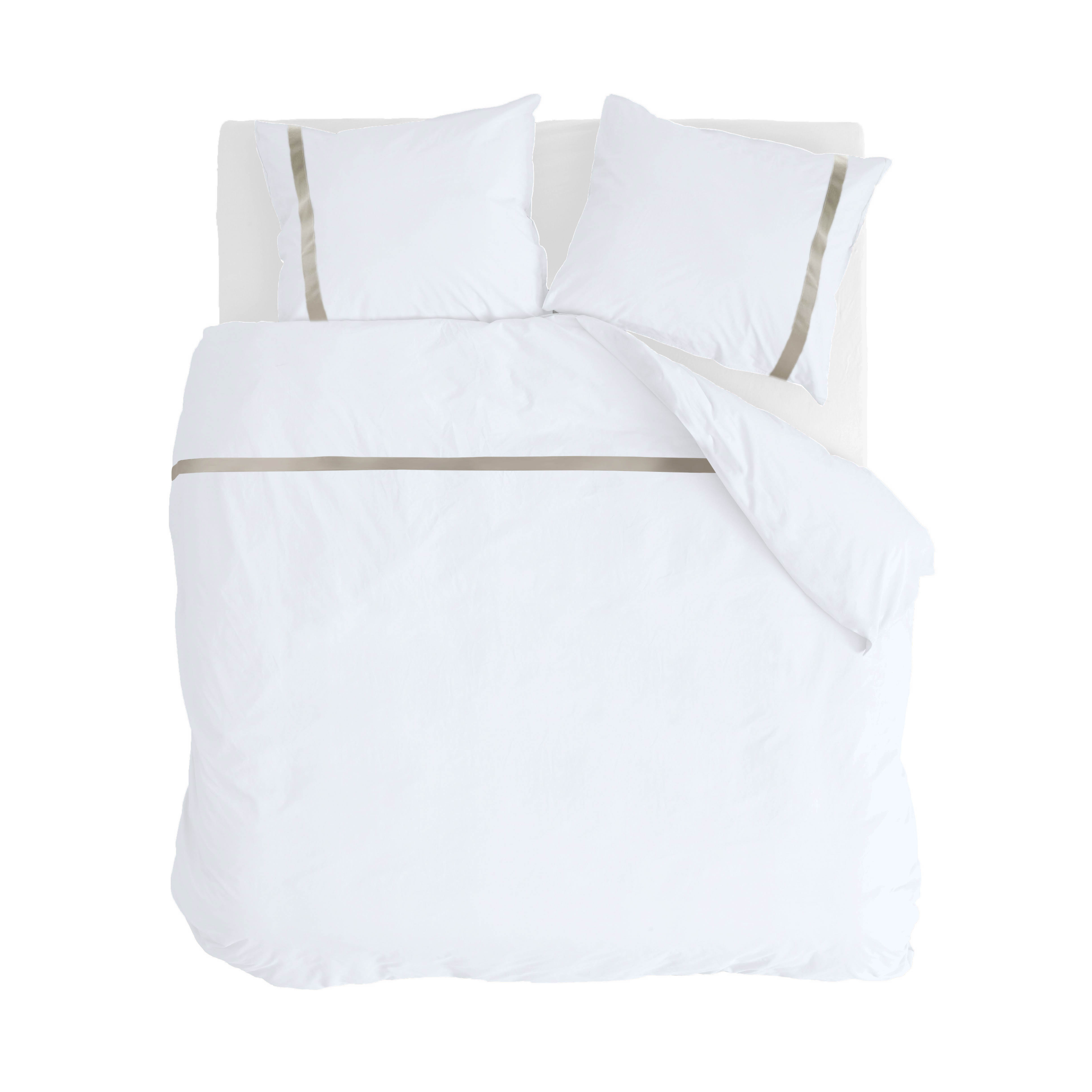 Timeless Chic dekbedovertrek 200x220cm wit