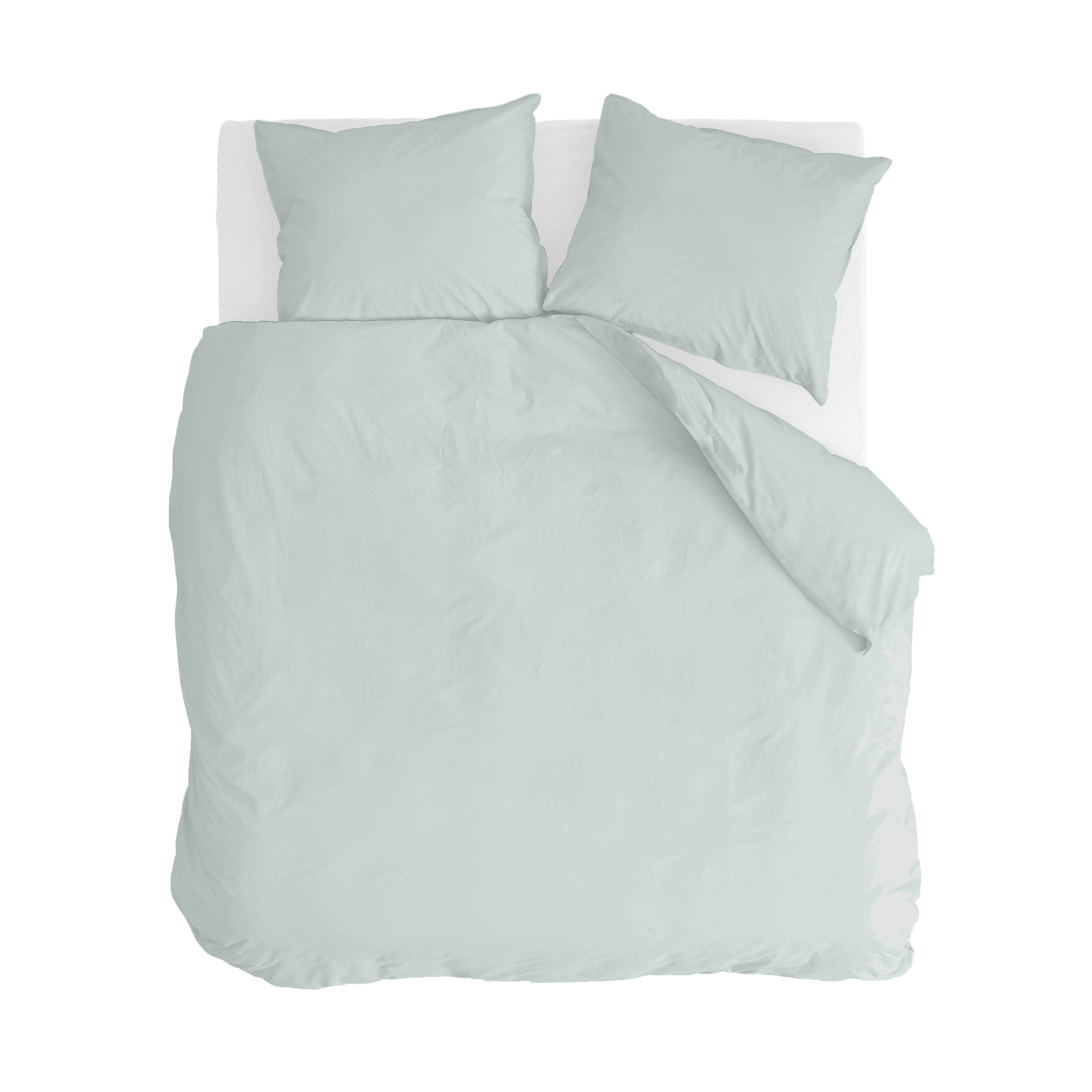 Vintage Cotton dekbedovertrek 240x220cm jade