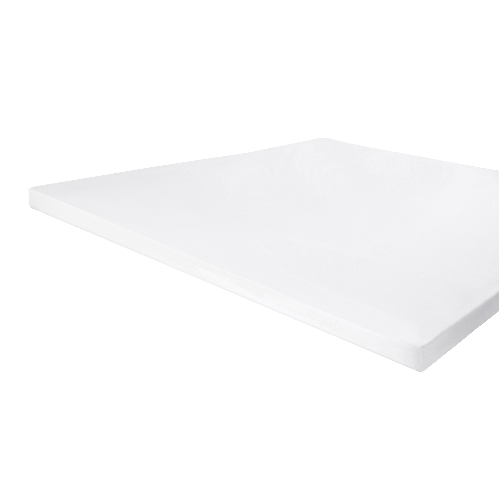 Jersey Stretch topper hoeslaken 140x200/210cm wit
