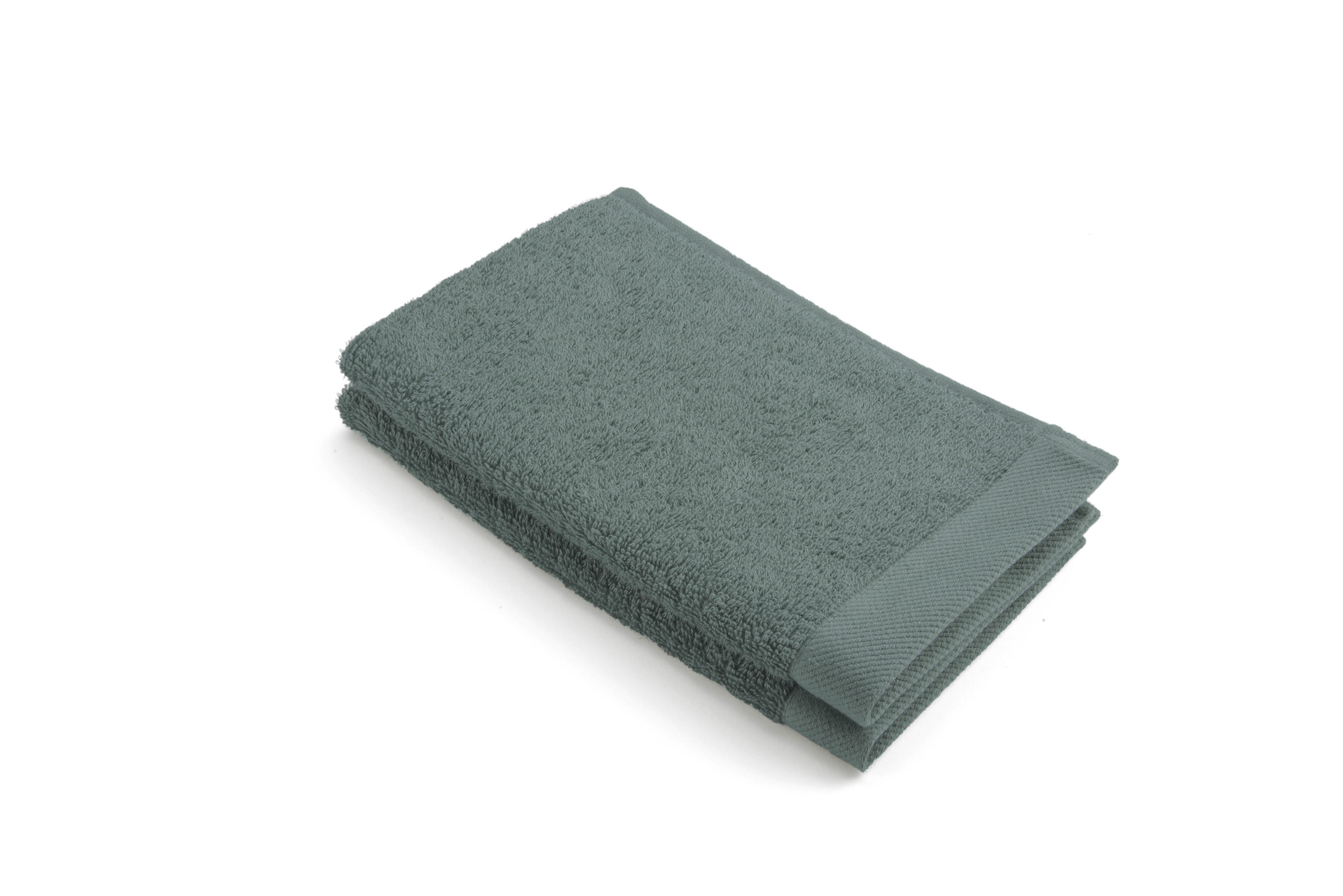 Remade Cotton gastendoek 30x50cm donkergroen (2 stuks)