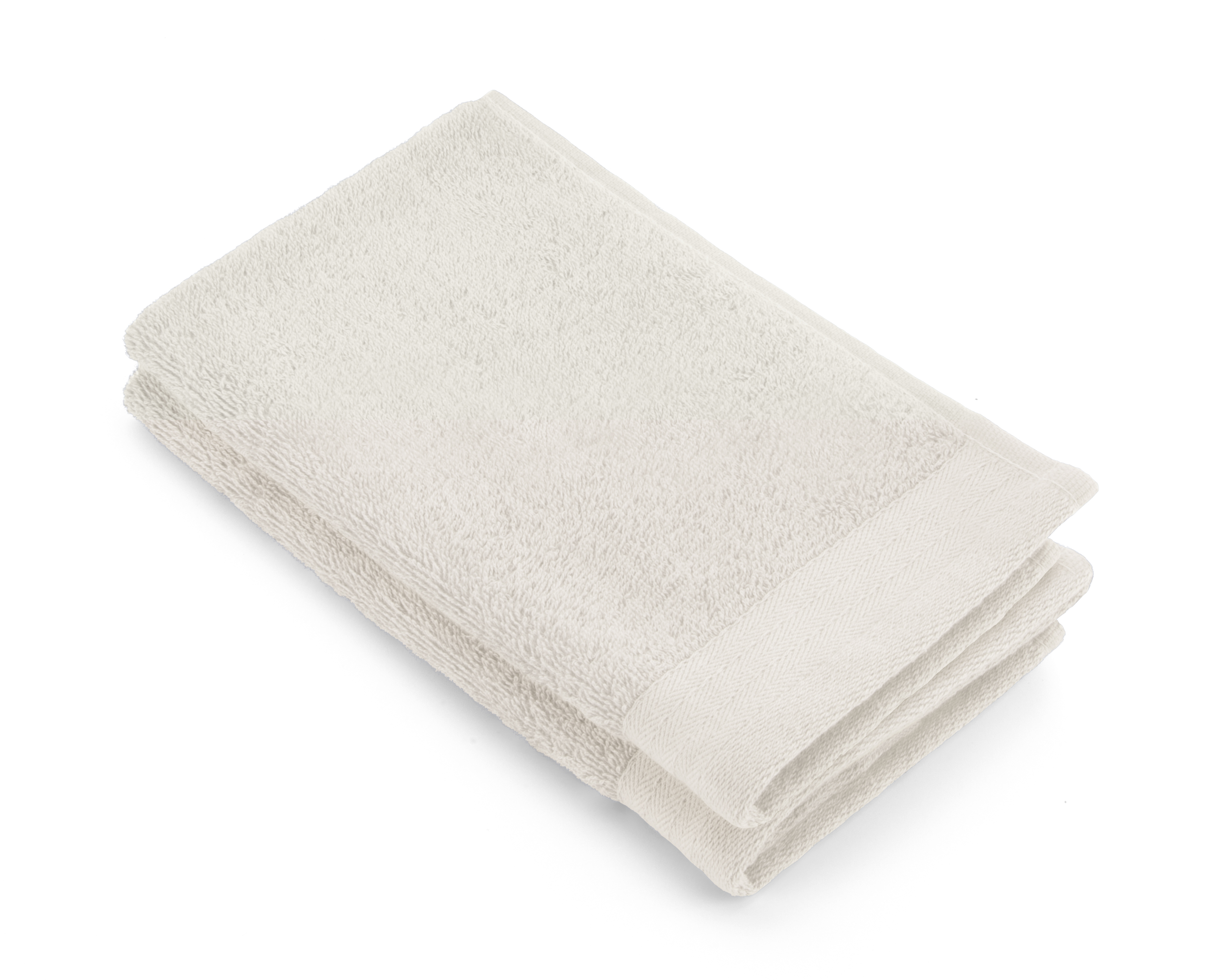 Soft Cotton gastendoek 30x50cm kiezelgrijs (2 stuks)