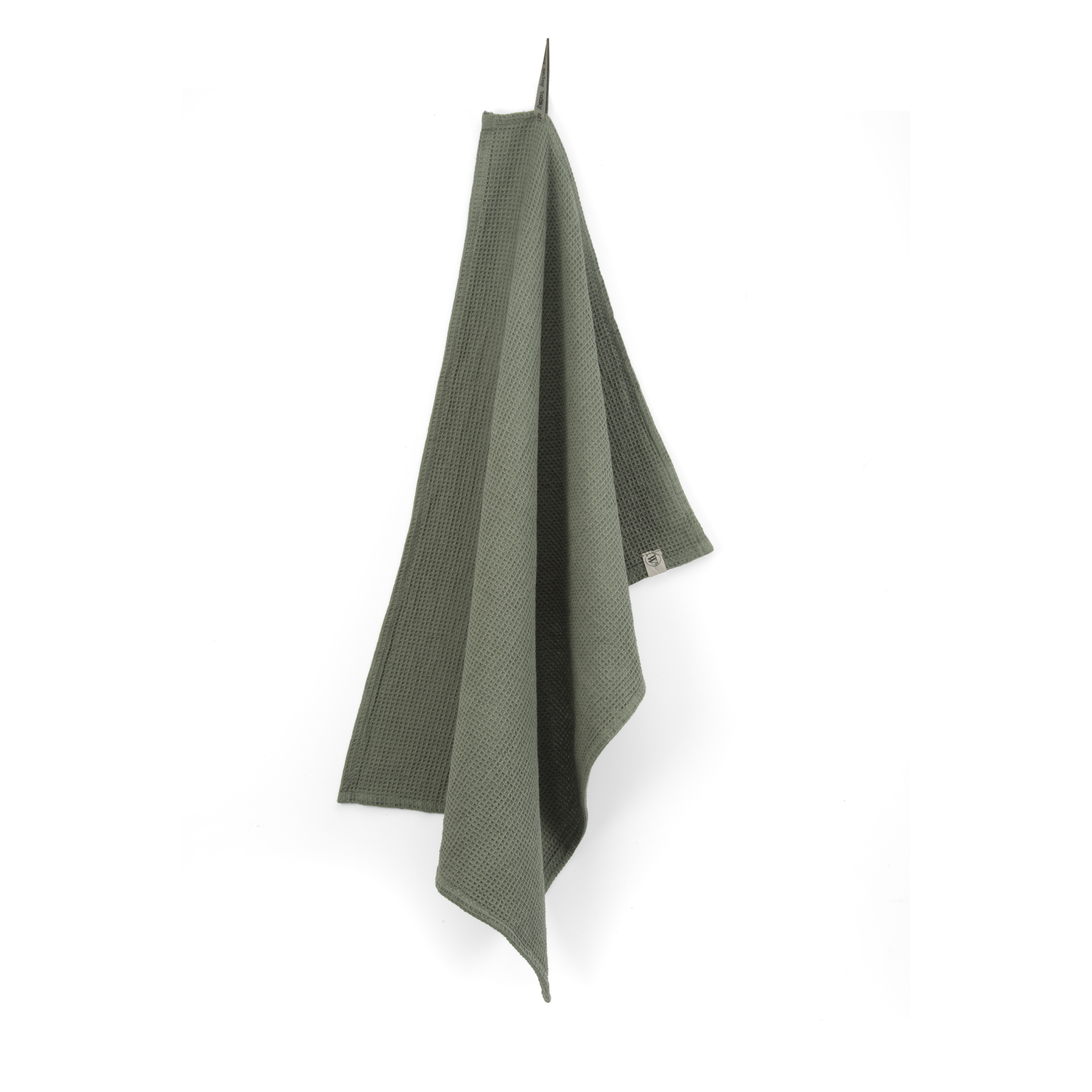 Dry with Cubes Uni keukendoek 50x70cm legergroen