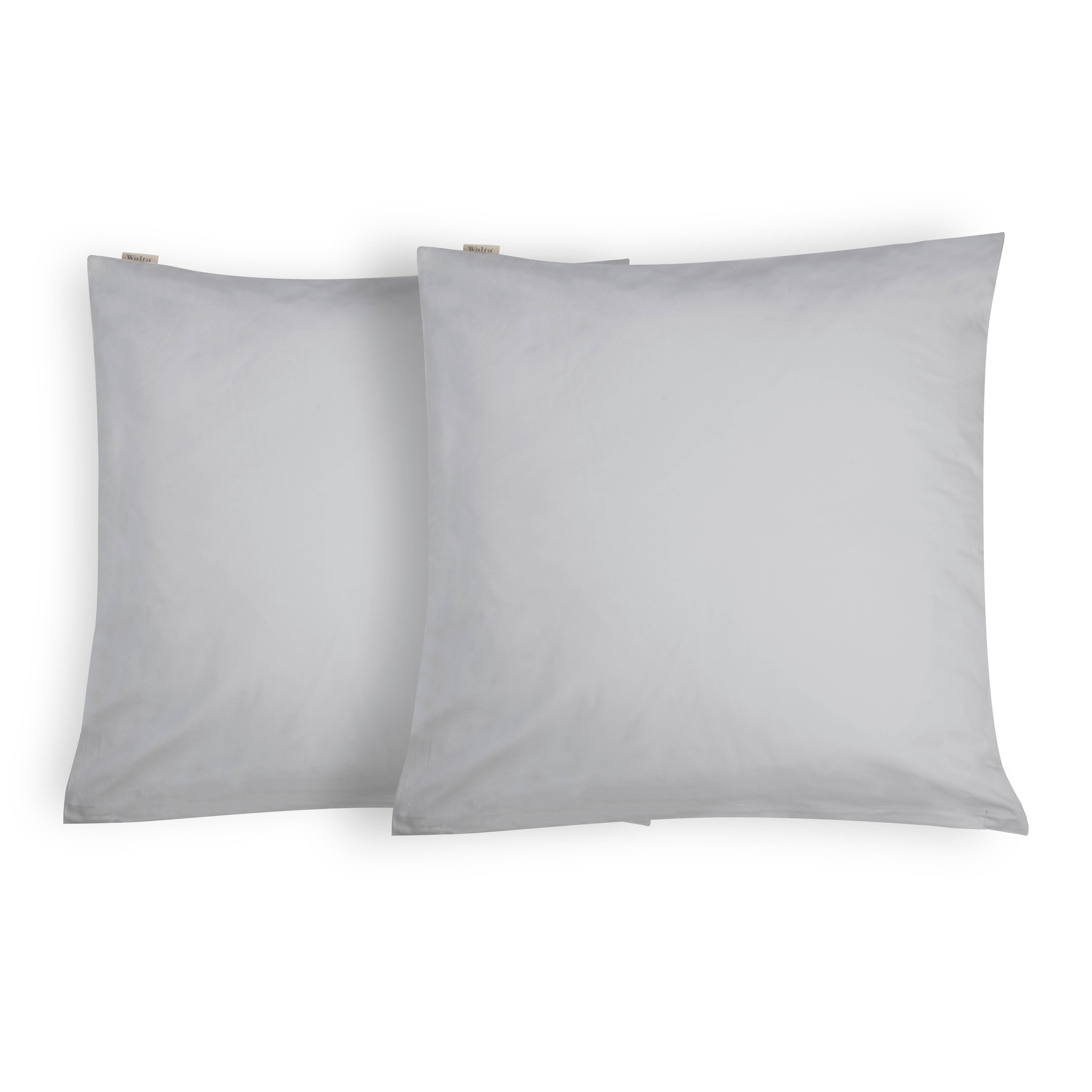 Crispy Cotton kussensloop 80x80cm grijs (2 stuks)