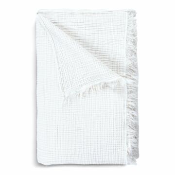 Casual Touch plaid 150x240cm wit