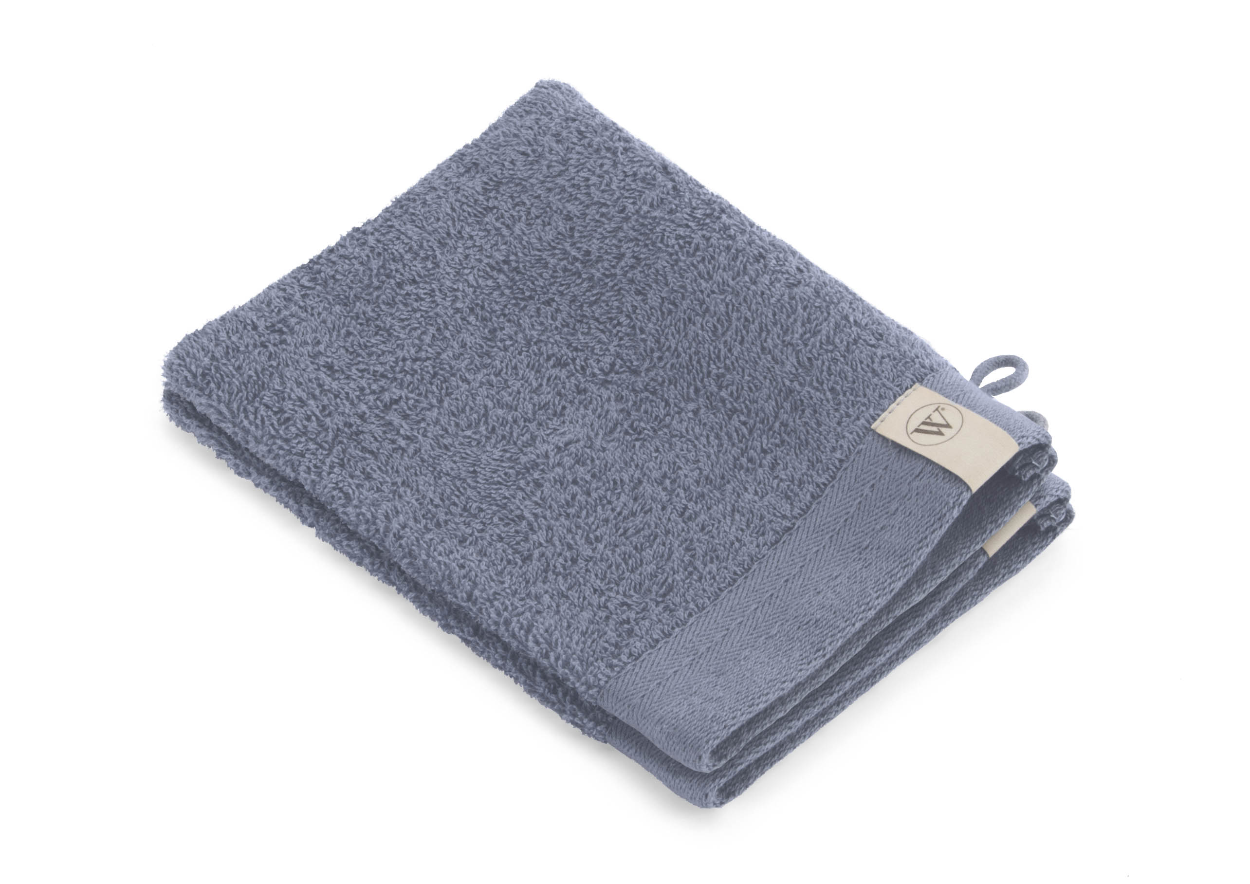 Soft Cotton washand 16x21cm indigo (2 stuks)