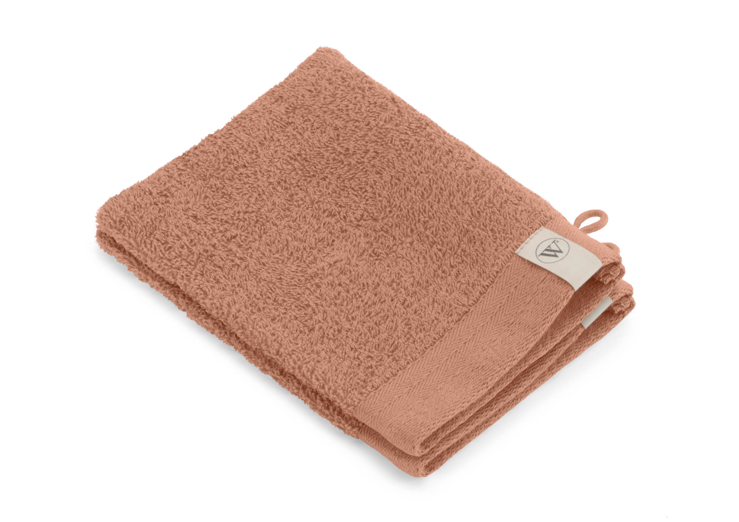 Soft Cotton washand 16x21cm terra (2 stuks)